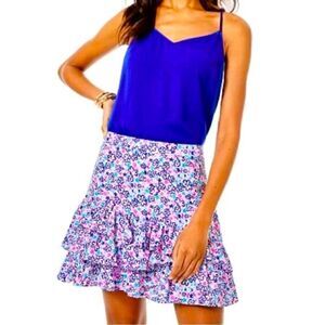 Lilly Pulitzer Tilly Tiered Ruffled Mini Skirt